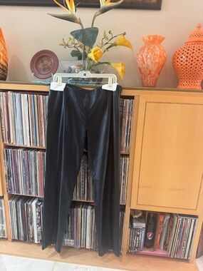 PRICE DROP: MODA INTERNATIONAL RICH, FULLY-LINED, BLK LAMBSKIN LEATHER PANTS, 14